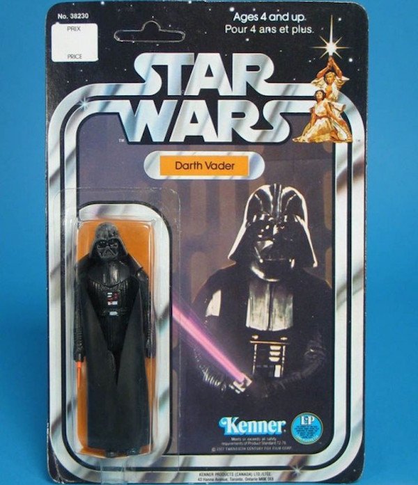 1978 Darth Vader. If you happen to find a mint condition of this figure, it’ll net you up to $6,000 easily.