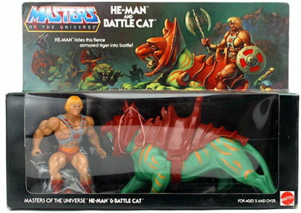 He-Man & Battle Cat set .This one currently goes for $4,000 in mint condition.