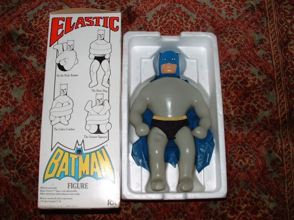 Mego Elastic Batman. At the moment, the current price is estimated at around $15,000.