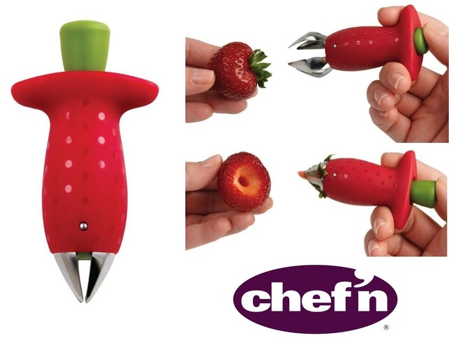 A strawberry stem remover