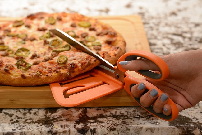 Pizza scissors, are there any questions? Didn't think so.   <br/><br/> You can pick this up at  <a href="https://amzn.to/2LEbXYE" target="_blank">Amazon for about $29.95</a>.