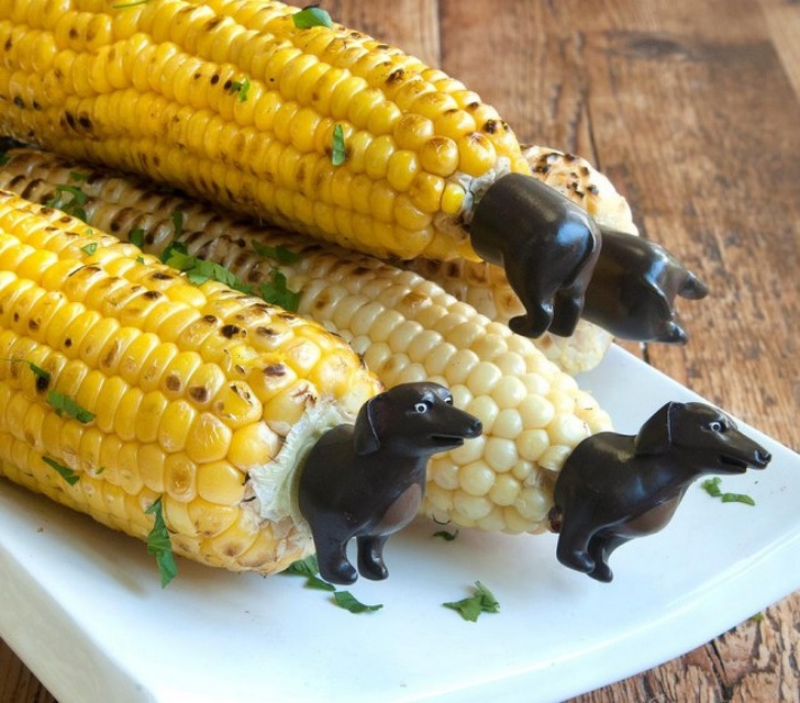 Funny corn holders