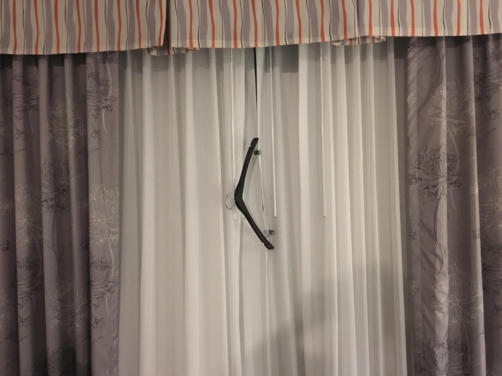 Hotel curtain won’t stay closed? No problem.