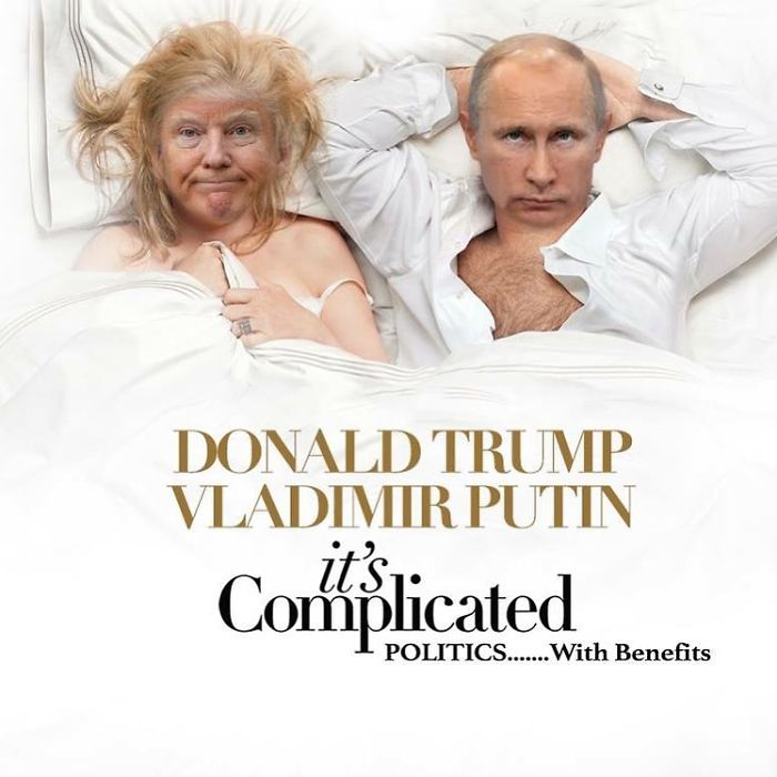 donald trump and putin memes - Donald Trump Vladimir Putin Comlicated Politics.......With Benefits