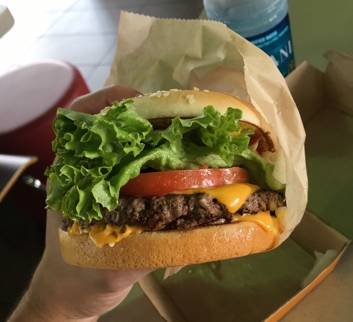 One of those rare cases when a burger looks exactly like they do in the commercials