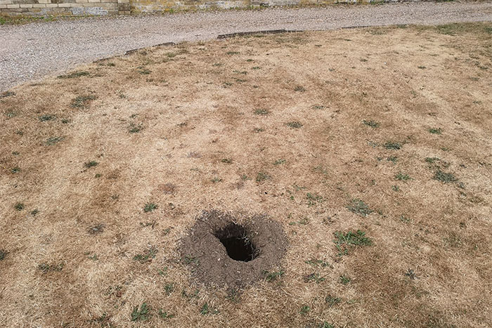 Recently, one man took social media to share a mysterious hole he has found near his house