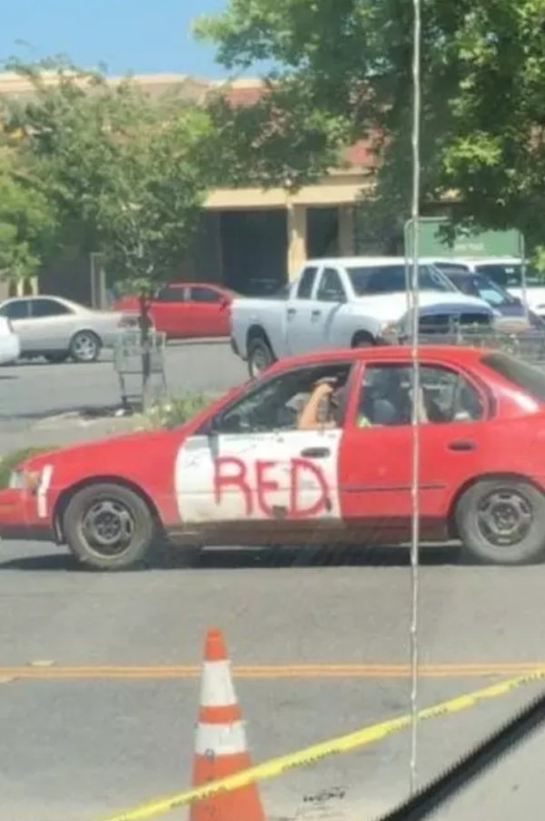 family car - Red