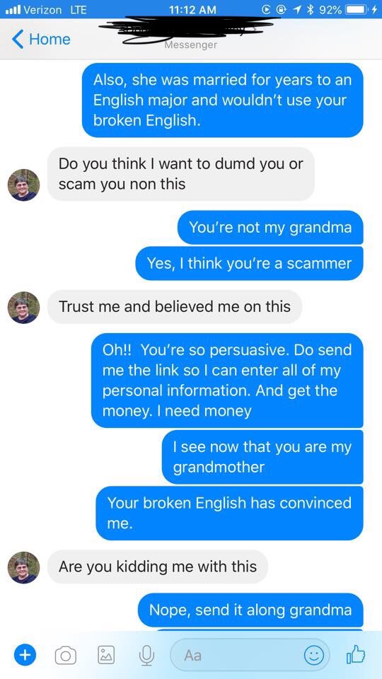 Woman Sends iTunes Scammer Through the Wringer
