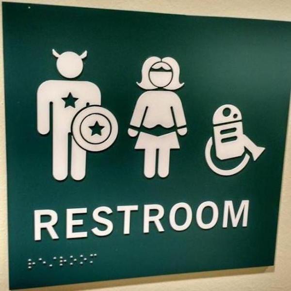 funny bathroom signs - Restroom