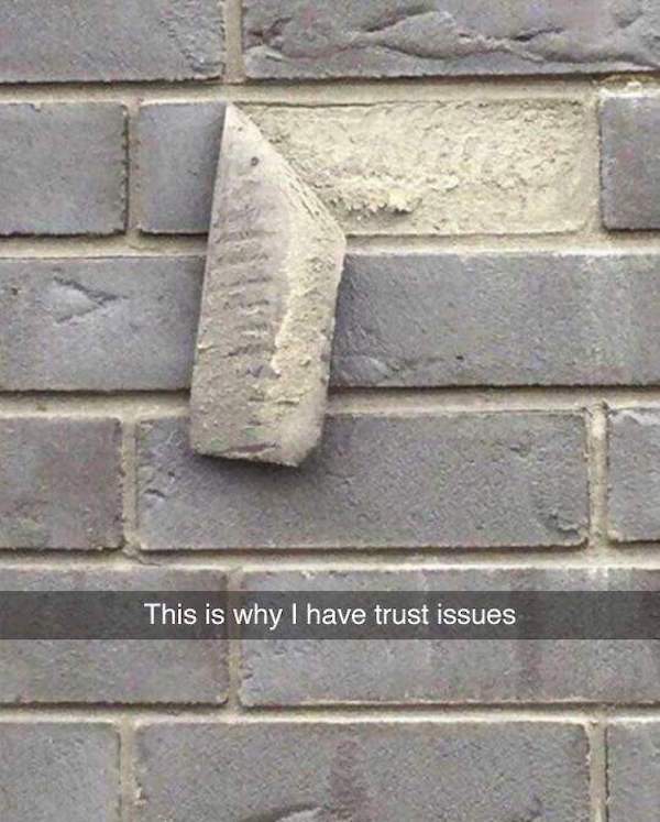 funny memes to brighten your day - This is why I have trust issues