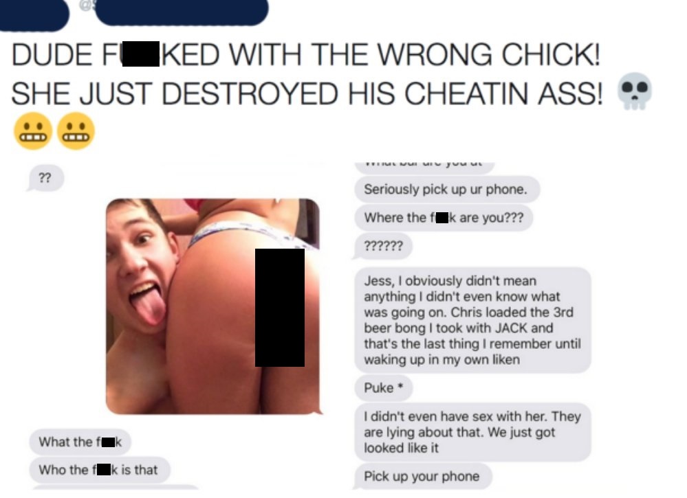 Girl roasts her drunk, cheating boyfriend