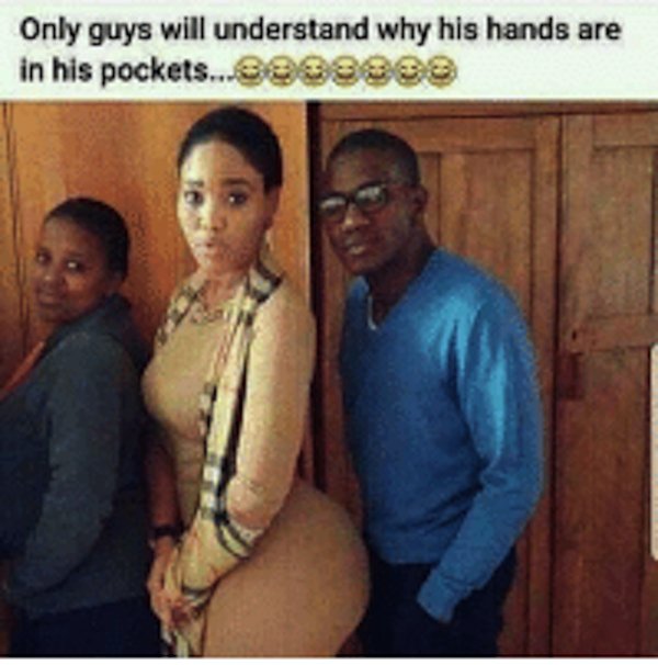 only men will understand meme - Only guys will understand why his hands are in his pockets... 299999