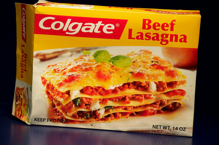 In 1982 Colgate came up with the weirdest brand extension idea. They decided to sell frozen dinners. This plan backfired, probably because consumers couldn't help but think that the Colgate food tasted just like their toothpaste. No company launches a product thinking that it will decrease sales of their other products, but Colgate should've seen it coming. Their toothpaste sales plummeted after the launch of the kitchen entrees line.