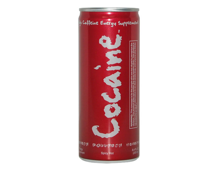 This energy drink was pulled from shelves in the US because of its suggestive name. The FDA decided that Cocaine was "was illegally marketing the drink as both a street drug alternative and a dietary supplement". The drink is still sold in Europe under its original name.