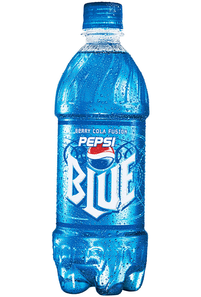 In 2002 Pepsi launched a new drink Pepsi Blue to compete with Vanilla Coke. Despite being heavily promoted this new beverage flopped. It was meant to take like berries, however, consumers said it tastes more like more like cotton candy with a berry-like aftertaste.