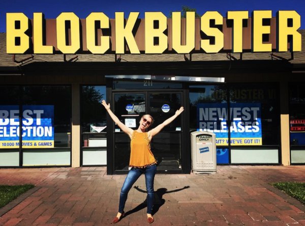 Take a look inside the last remaining blockbuster