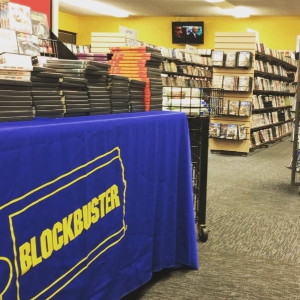 Take a look inside the last remaining blockbuster