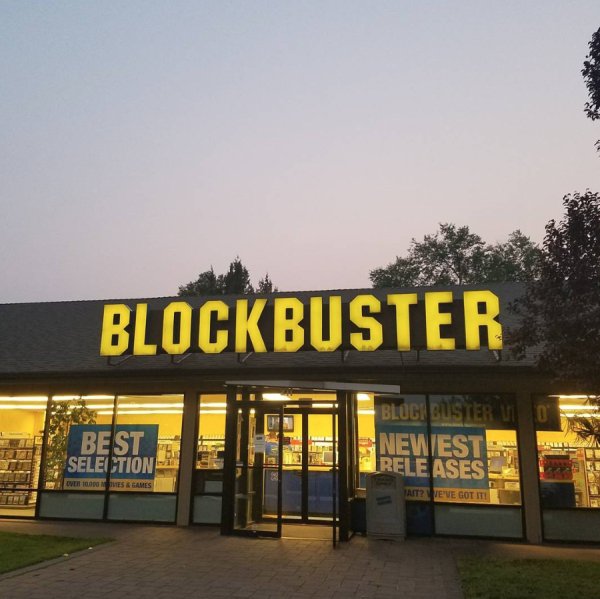 Take a look inside the last remaining blockbuster