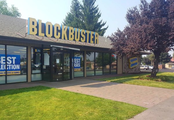 Take a look inside the last remaining blockbuster