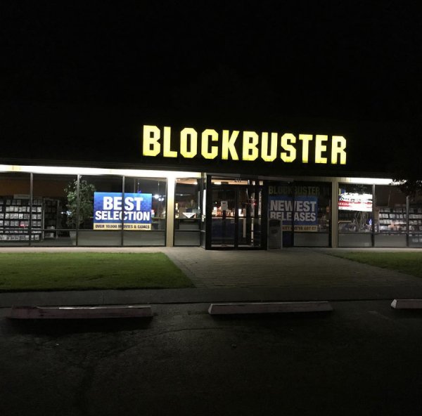 Take a look inside the last remaining blockbuster