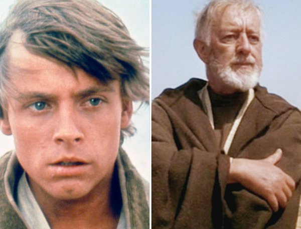 Mark Hamill is now older than Star Wars’ Obi Wan Kenobi.

The farmboy Luke Skywalker, played by Mark Hamill, starred alongside Alec Guinness (a.k.a. Obi-Wan Kenobi) who was 63 in 1977 for A New Hope, and today, Mark is 66.