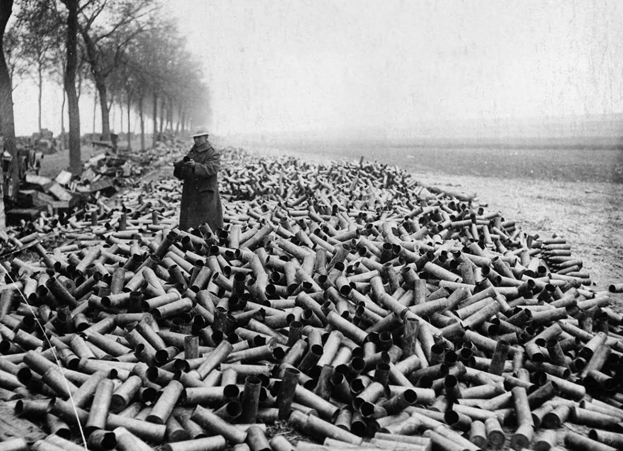 artillery shells ww1