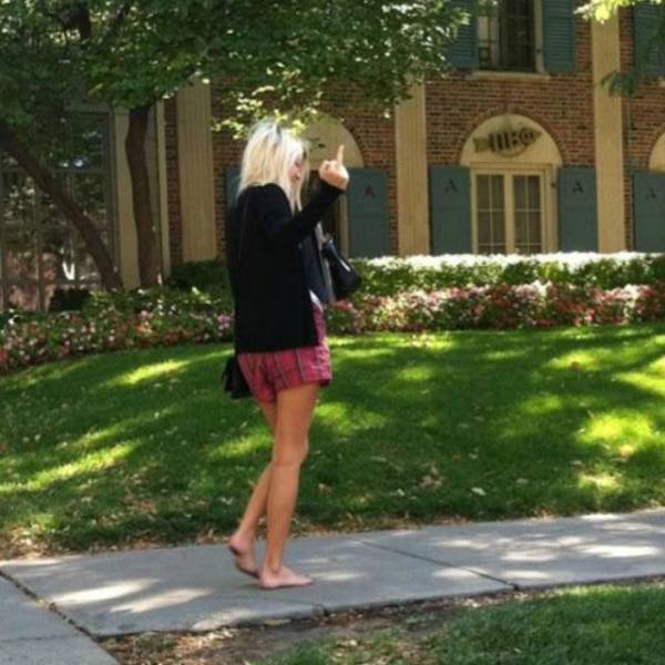 girls walk of shame -