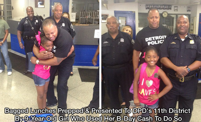 make money as a 9 year old - Detroit Polic Avec Bagged Lunches Prepped & Presented To Dpd's 11th District By 9YearOld Girl Who Used Her BDay Cash To Do So