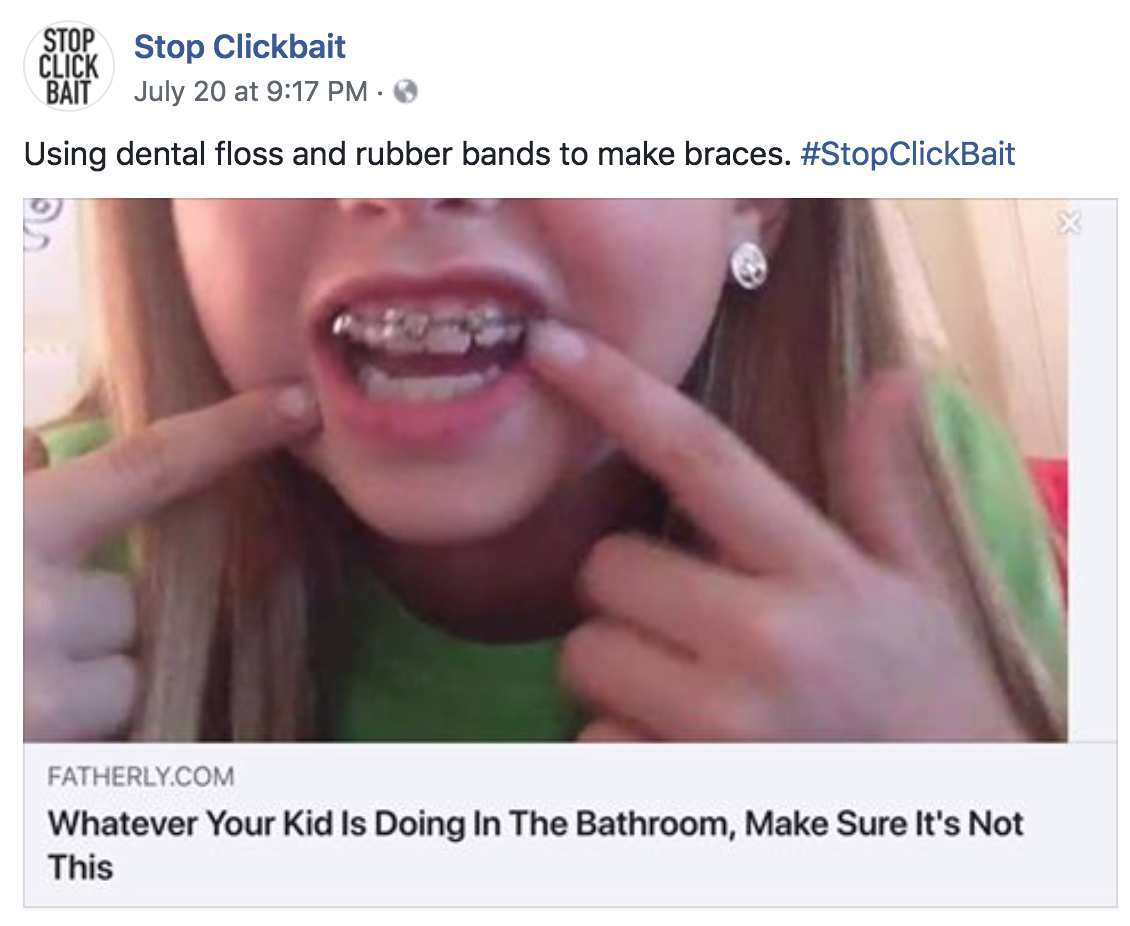 Stop clickbait is doing god's work