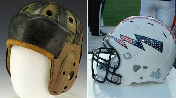 Football helmets