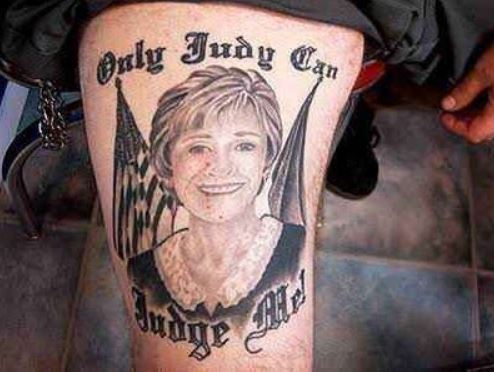 judge judy tattoo - enly Judy Ga
