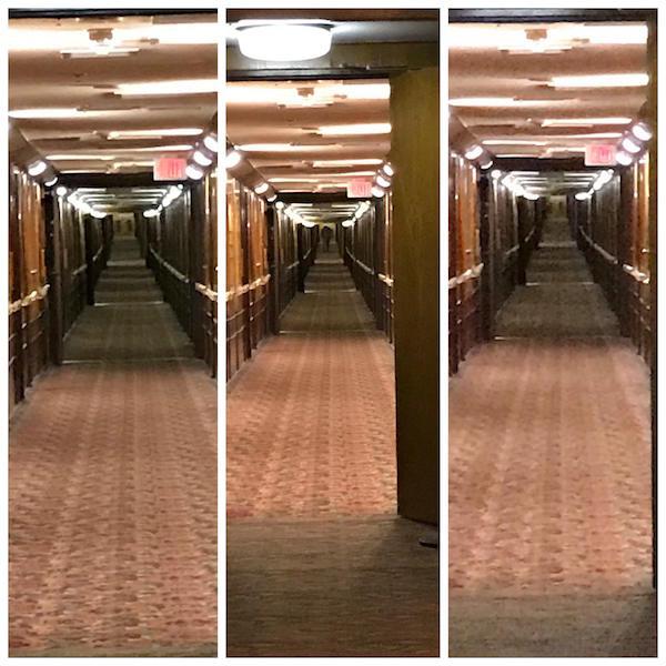 “Pictures taken seconds apart. Just different angles. At The Queen Mary, Long Beach CA.”