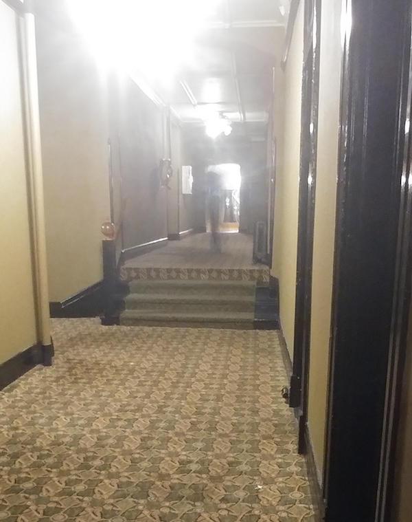 “Photo of an Apparition I Caught at the Crescent Hotel.”