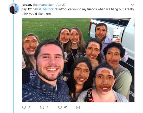 Student spends 100 days asking The Rock to be his buddy