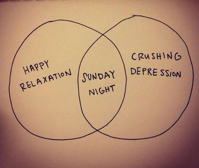 circle - Crushing Depression Happy Relaxation Sunday Night