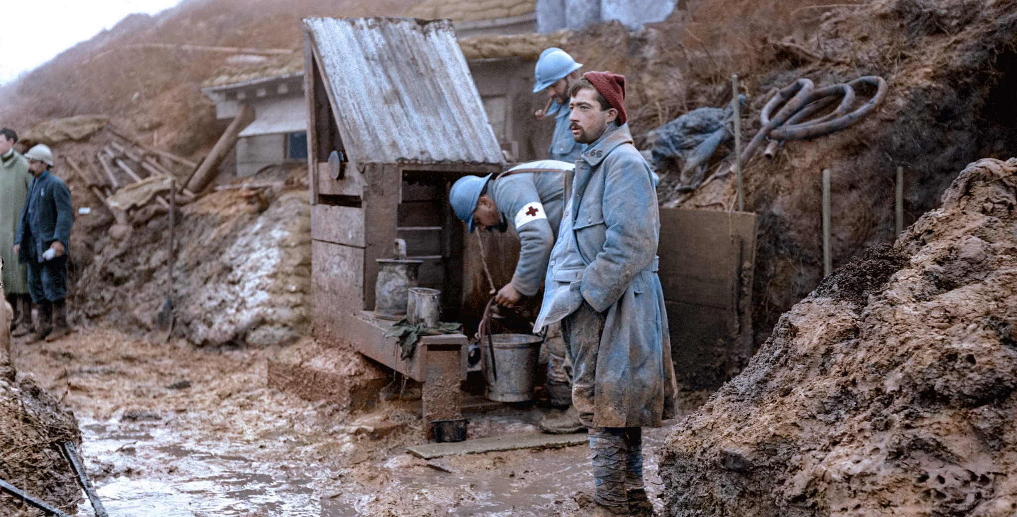French soldiers, WWI.