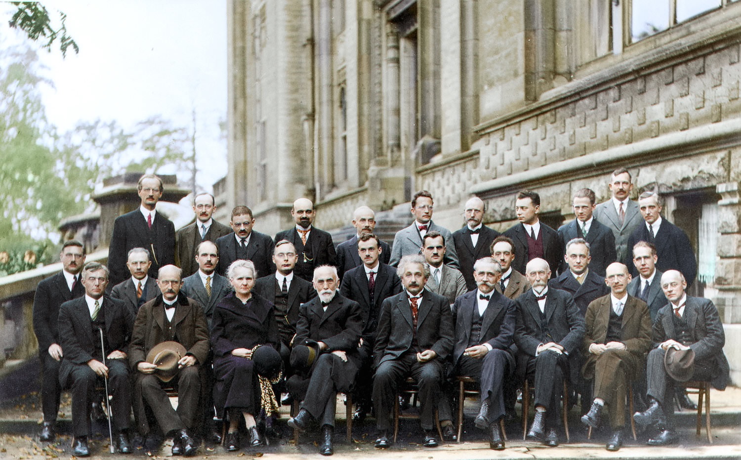 The most intelligent picture ever taken (its over 9000!): participants of the 5th Solvay conference on quantum mechanics, 1927.