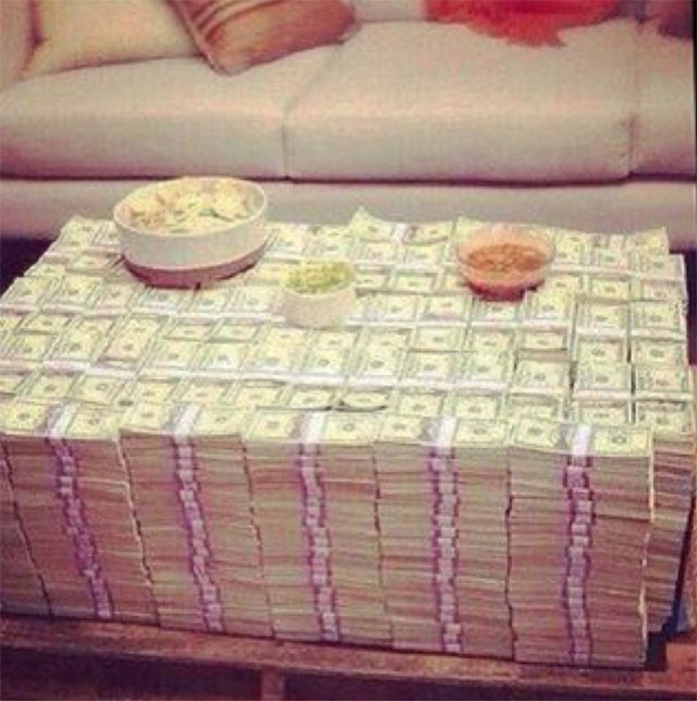 money coffee table