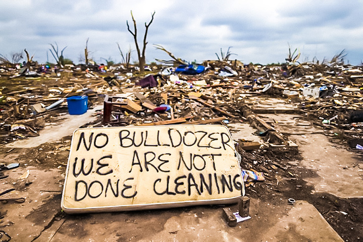 waste - No Bulldozer We Are Not Done Cleaning