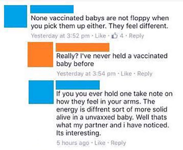 diagram - None vaccinated babys are not floppy when you pick them up either. They feel different. Yesterday at . 04. Really? I've never held a vaccinated baby before Yesterday at If you you ever hold one take note on how they feel in your arms. The energy