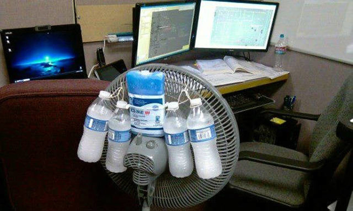 creative ice fan air conditioner