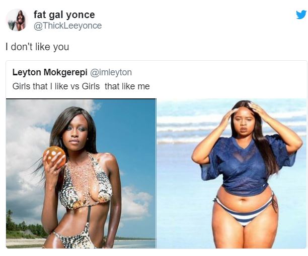 plus size meme - fat gal yonce I don't you Leyton Mokgerepi Girls that I vs Girls that me