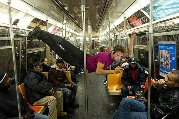 wtf nyc subway crazy - Norman Pockel