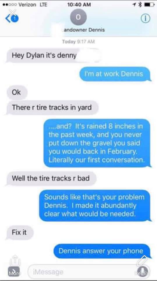 This story with Dennis is a real rollercoaster