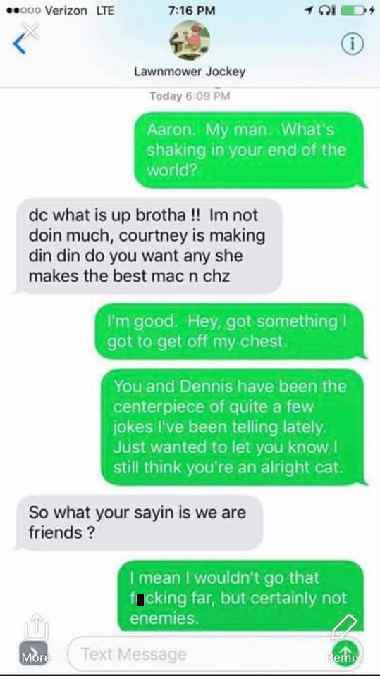 This story with Dennis is a real rollercoaster