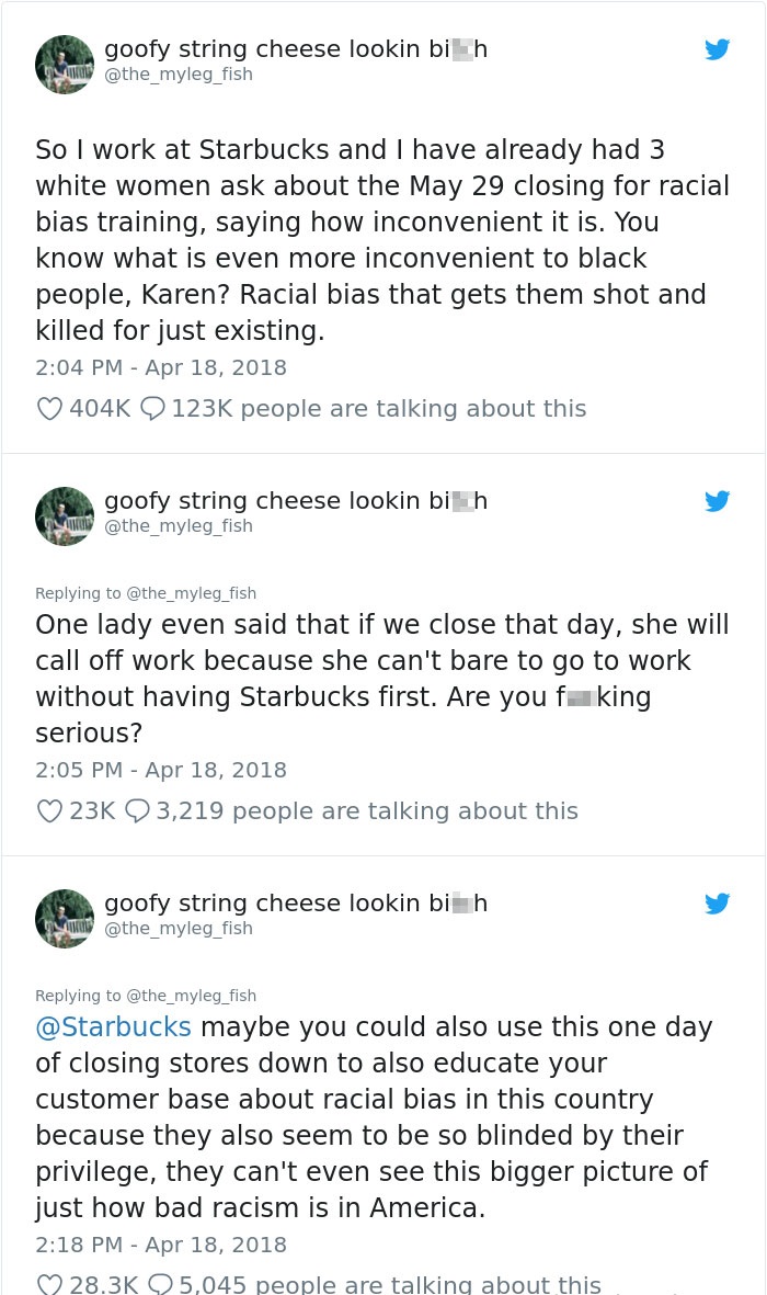 37 racists getting called out online