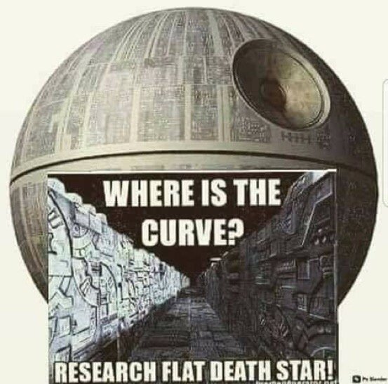 flat death star - Where Is The Curve? Research Flat Death Star! Lalubio