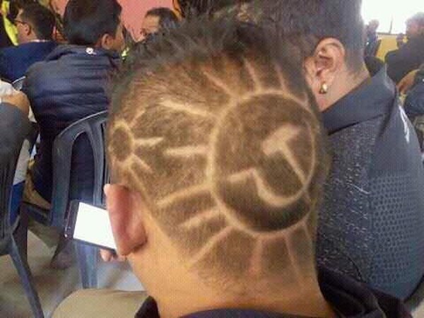 russia hammer and sickle haircut