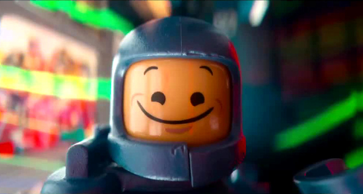 The LEGO Movie (2014) In the cartoon, the astronaut has a crack on the lower part of his helmet. He tried to fix it with glue. This was the real problem with LEGO toys that had a helmet. Children had to use glue to fix it.