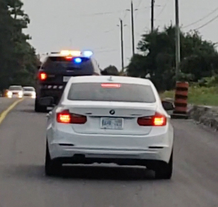 “I noticed that I was being tailed by a couple of cameras (I can tell when there are recordings happening of me driving)”